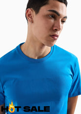 T-Shirt Men Blue Armani Exchange Camiseta